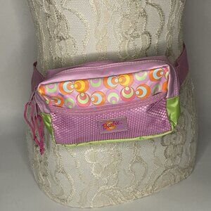 Barbie Y2K Pink Green Neon Fanny Pack Waist Bag Zip Adj Strap Child Teen XSAdult